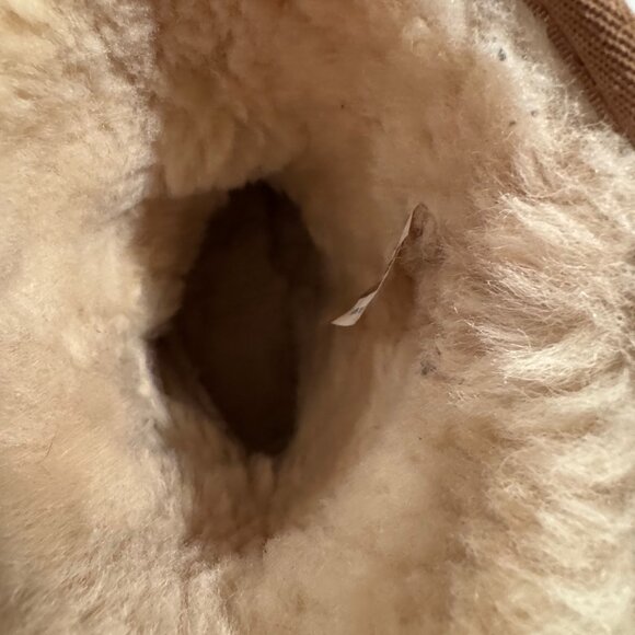 Classic Ugg Boots Womens Size 11 Faux Fur Lined Brown Chestnut Suede - Picture 13 of 14